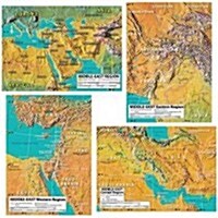 Middle-East Maps, Grades 4 - 8 (Map, Paperback)
