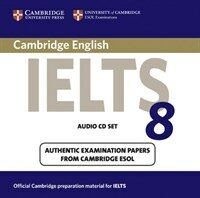Cambridge IELTS 8 Audio CDs (2) : Official Examination Papers from University of Cambridge ESOL Examinations (CD-Audio)