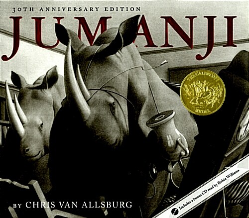 Jumanji 30th Anniversary Edition: A Caldecott Award Winner [With Audio Download] (Hardcover)