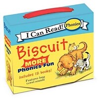 Biscuit: More 12-Book Phonics Fun!: Includes 12 Mini-Books Featuring Short and Long Vowel Sounds (Paperback)