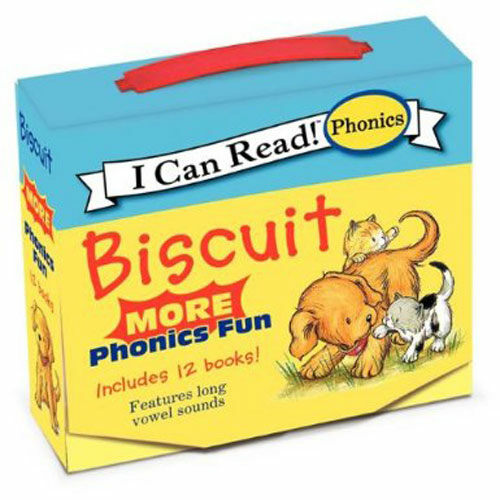 [중고] Biscuit: More 12-Book Phonics Fun!: Includes 12 Mini-Books Featuring Short and Long Vowel Sounds (Paperback)