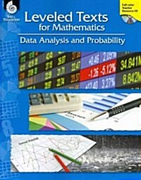 Leveled Texts for Mathematics: Data Analysis and Probability [With CDROM] (Paperback)