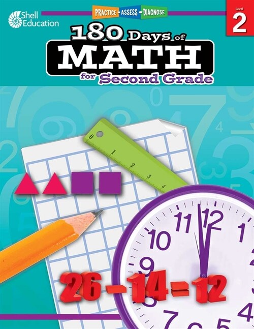 180 Days(tm) Math for Second Grade: Practice, Assess, Diagnose (Paperback)