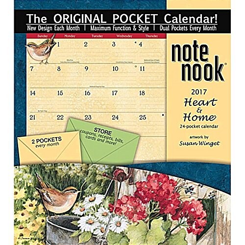 Heart & Home 2017 Note Nook (Calendar, Wall)