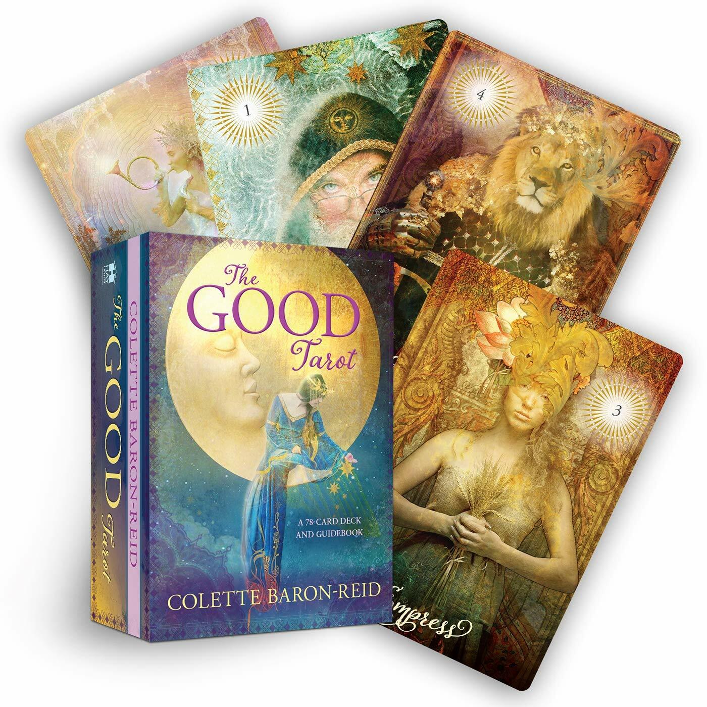 The Good Tarot: A 78-Card Modern Tarot Deck with the Four Elements - Air, Water, Earth, and Fire for Suits Inspirational Tarot Cards w (Other)
