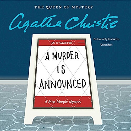 A Murder Is Announced: A Miss Marple Mystery (Audio CD)