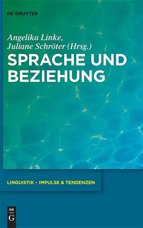 Sprache Und Beziehung (Hardcover)