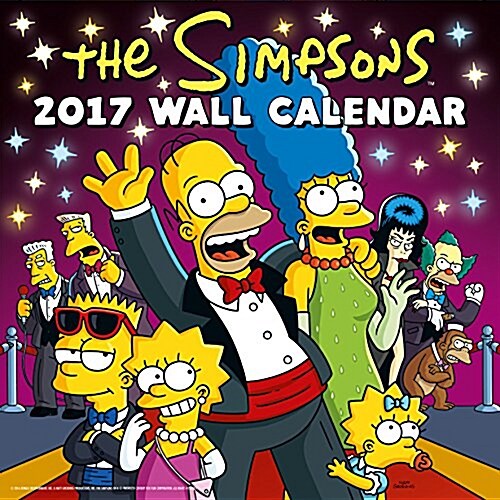 The Simpsons Official 2017 Square Calendar (Calendar)