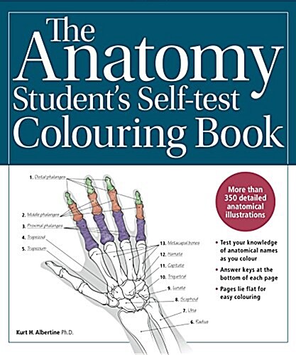 The Anatomy Students Self-Test Colouring Book (Paperback)