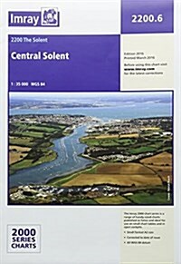 Imray Chart 2200.6 : Central Solent (Paperback, New ed)