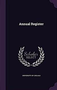 Annual Register (Hardcover)