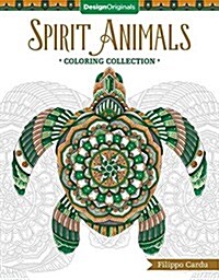Spirit Animals (Filippo Cardu Coloring Collection) (Paperback)
