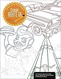 Cruisin Route 66: A Premium Dot-To-Dot Collection (Paperback)