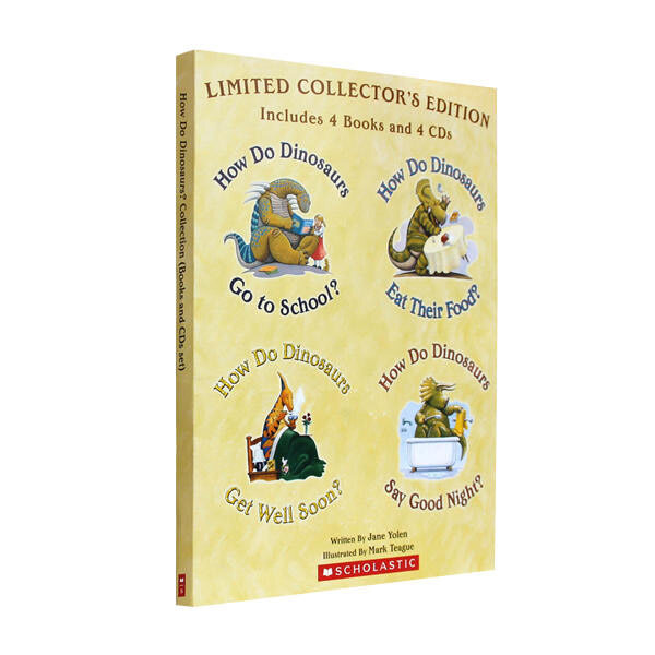 How Do Dinosaurs : Limited Collectors Edition (Paperback 4권 + CD 4장)