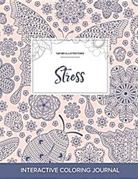 Adult Coloring Journal: Stress (Safari Illustrations, Ladybug) (Paperback)