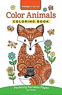 Color Animals Coloring Book: Perfectly Portable Pages (Paperback)