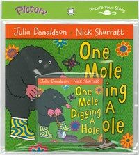 Pictory Set PS-48 One Mole Digging a Hole (Book, Audio CD)