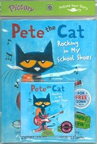 Pictory Set PS-53(HCD) Pete the Cat: Rocking In My School Shoes (Book, Hybrid CD)
