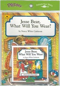 Pictory Set PS-32 Jesse Bear, What Will You Wear? (Book, Audio CD)