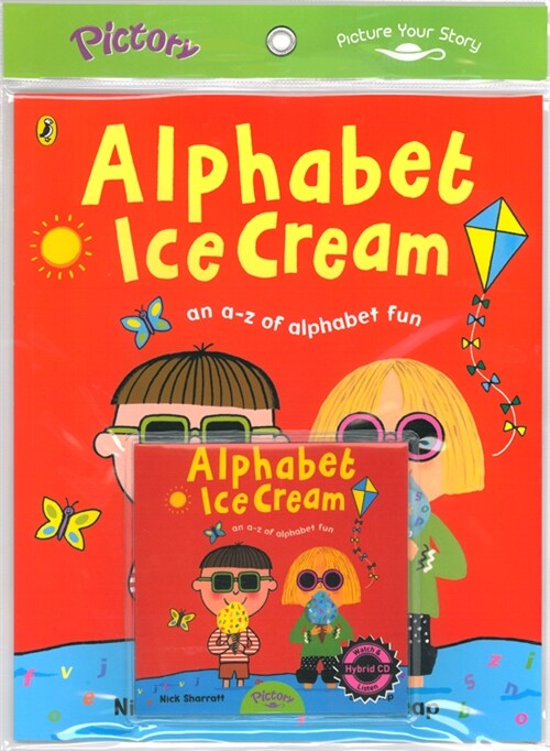 Pictory Set Pre-Step 43 : Alphabet Ice Cream (Paperback + Hybrid CD)