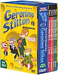 Geronimo Stilton DVD 2집 4종 세트 (DVD 4장 + 영한대본 가이드 4권)