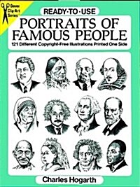 Ready-To-Use Portraits of Famous People (Paperback)