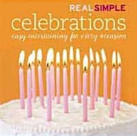 Real Simple: Celebrations [With Party by Number Wheel] (Hardcover)