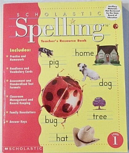 Scholastic Spelling Grade 1: Teachers Edition (Ring-Bound)