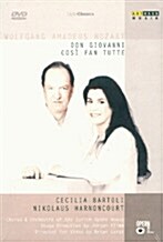 [중고] Mozart - Don Giovanni Cosi Fan Tutte / Cecilia Bartoli, Nikolaus Harnoncourt (4disc)