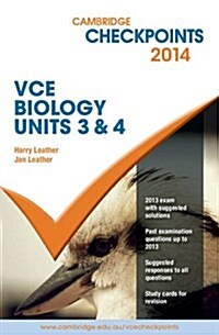 Cambridge Checkpoints VCE Biology Units 3 and 4 2014 and Quiz Me More (Package)