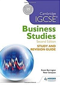 Cambridge IGCSE Business Studies Study and Revision Guide 2nd edition (Paperback)