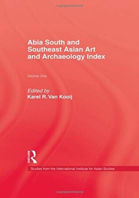 Abia South and Southeast Asian Art and Archaeology Index (Paperback)