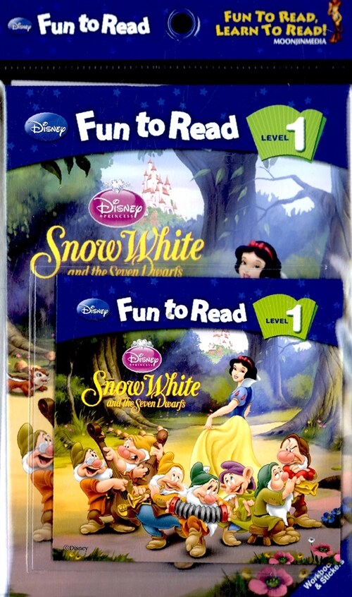 Disney Fun to Read Set 1-13 : Snow White and the Seven Dwarfs (백설공주) (Paperback + Workbook + Audio CD + Sticker)