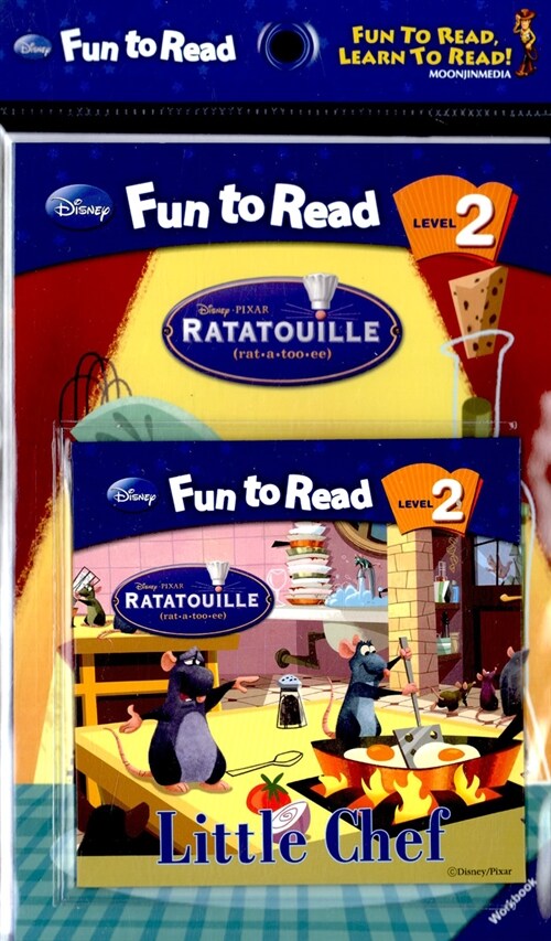 Disney Fun to Read Set 2-20 : Little Chef (라따뚜이) (Paperback + Workbook + Audio CD)