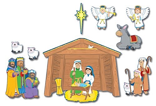 Nativity Bulletin Board Set (Paperback, TAI, Wall, CH)