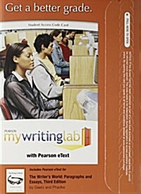 The Writers World Mywritinglab With Pearson Etext Student Access Code Card (Pass Code, 3rd)