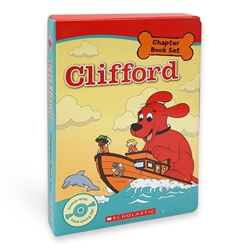 Clifford Chapter Book 챕터북 Box Set (Paperback 4권 + CD 1장)