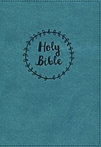 NKJV, Reference Bible, Compact, Large Print, Imitation Leather, Blue, Red Letter Edition (Imitation Leather)