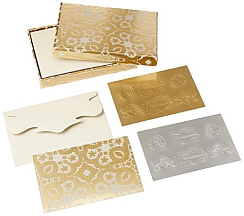 Christian LaCroix Oro y Plata Correspondence Diecut Boxed Notecards (Other)