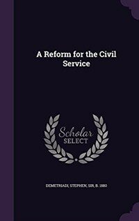A reform for the civil Service