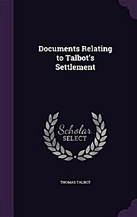 Documents Relating to Talbots Settlement (Hardcover)