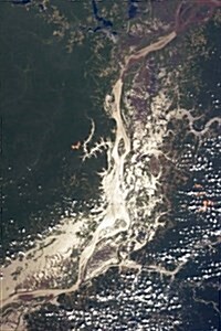 The Amazon River from Space: Blank 150 Page Lined Journal for Your Thoughts, Ideas, and Inspiration (Paperback)