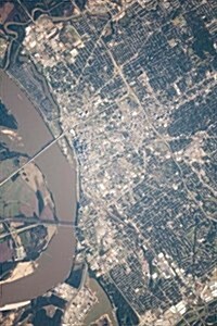 Memphis, Tennessee from Space: Blank 150 Page Lined Journal for Your Thoughts, Ideas, and Inspiration (Paperback)