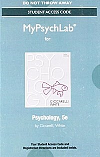 Mylab Psychology Without Pearson Etext -- Standalone Access Card -- For Psychology (Hardcover, 5)