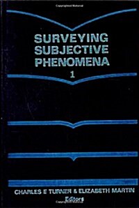 Surveying Subjective Phenomena (Hardcover)