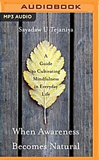 When Awareness Becomes Natural: A Guide to Cultivating Mindfulness in Everyday Life (MP3 CD)