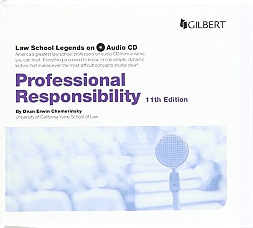 Law School Legends Audio on Professional Responsibility (Audio CD, 11th, New)