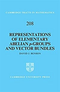 Representations of Elementary Abelian p-Groups and Vector Bundles (Hardcover)
