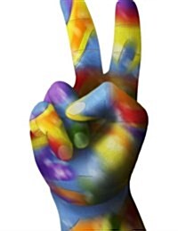 Peace Hand, Jumbo Oversized: Blank 150 Page Lined Journal for Your Thoughts, Ideas, and Inspiration (Paperback)