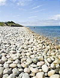 A Rocky Beach Shore, Jumbo Oversized: Blank 150 Page Lined Journal for Your Thoughts, Ideas, and Inspiration (Paperback)
